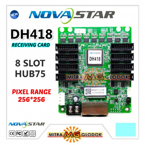 Novastar Receiving Card DH418 HUB 75 Videotron & Running Text Controller Card Full Color RGB