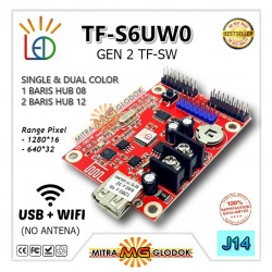 TF-S6UW0 Running Text Controller Card | Single & Dual Color