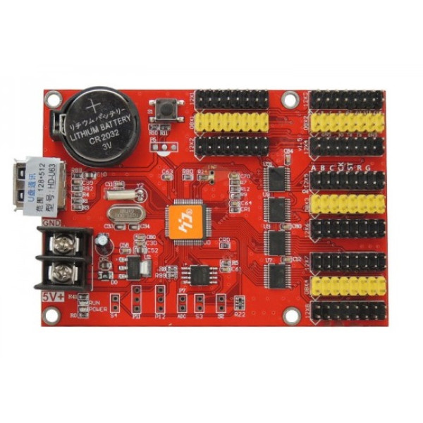 HD-U63 Running Text Controller Card | 2048 x 128