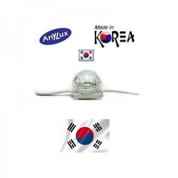 LENS Circle ANX SMD 5050 Optic Trans | 1 Mata - Putih & Merah